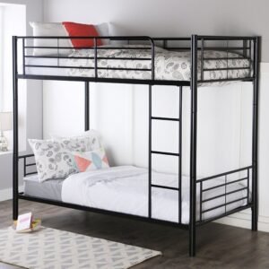 single metal bunk bed