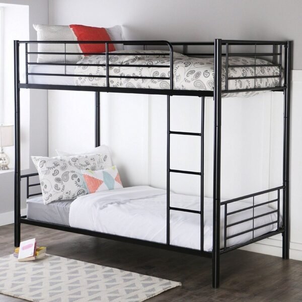 single metal bunk bed