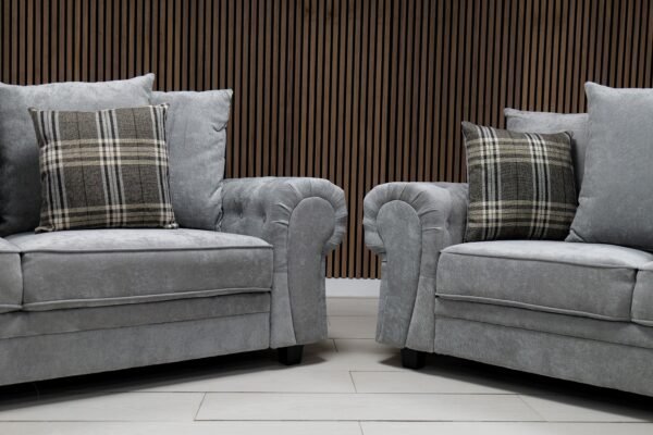 verona corner – 3+2 seater sofa set – grey