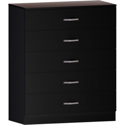 Chester 5-Drawer Chest – Classic Bedroom Storage Unit – Multiple Colours – Pre-Assembled Option Available