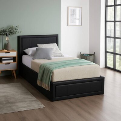 Single Ottoman Bed Frame & Mattress